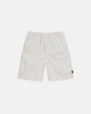 Beige Stussy Brushed Beach Short Women's Shorts Jakarta | Indonesia BXO-0160