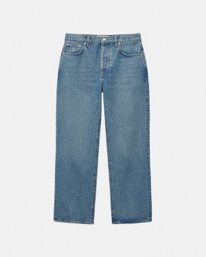 Blue Stussy Classic Jean Denim Men's Pants Jakarta | Indonesia DXN-8702