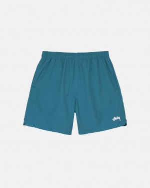 Blue Stussy Stock Water Short Men's Swimwear Jakarta | Indonesia LNQ-8138