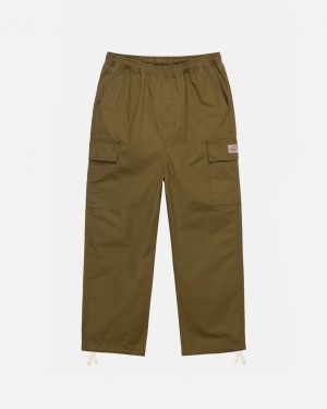 Brown Stussy Beach Pant Ripstop Cargo Men's Pants Jakarta | Indonesia NWY-1749