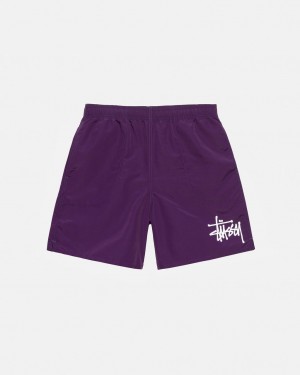 Fuchsia Stussy Big Basic Water Short Men's Swimwear Jakarta | Indonesia PGO-3183