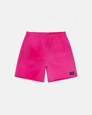 Fuchsia Stussy Wave Dye Nylon Short Women's Shorts Jakarta | Indonesia GGS-0136