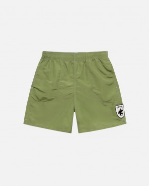 Green Stussy Surfman Patch Water Short Women's Swimwear Jakarta | Indonesia SMQ-1286