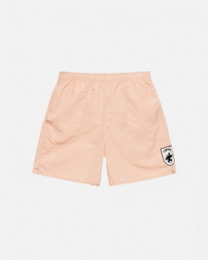 Light Rose Stussy Surfman Patch Water Short Women's Swimwear Jakarta | Indonesia JFC-5698