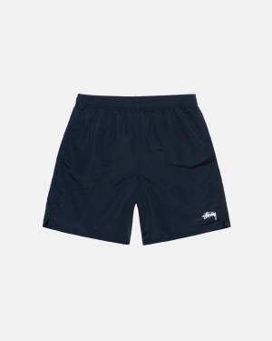 Navy Stussy Stock Water Short Men's Swimwear Jakarta | Indonesia EUE-2179