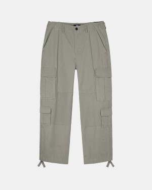 Olive Stussy Surplus Cargo Ripstop Men's Pants Jakarta | Indonesia PWR-2024