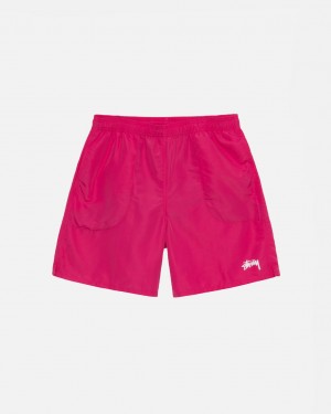 Pink Stussy Water Short Stock Women's Shorts Jakarta | Indonesia VVW-1420