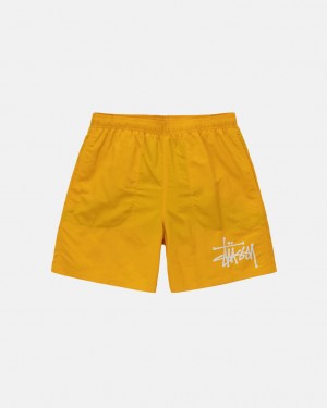 Yellow Stussy Big Basic Water Short Men's Swimwear Jakarta | Indonesia XVP-2808