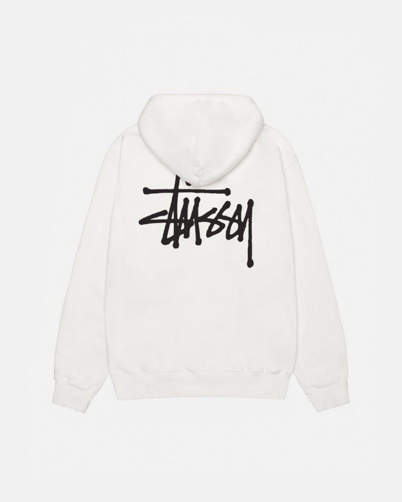 Beige Stussy Basic Stussy Hoodie Pigment Dyed Women\'s Hoodie Jakarta | Indonesia PXG-0452