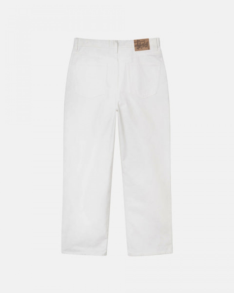 Beige Stussy Classic Jean Overdyed Men's Pants Jakarta | Indonesia GPI-3381