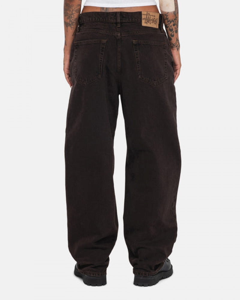 Black Stussy Big Ol' Jean Denim Men's Denim Jakarta | Indonesia TLQ-0183