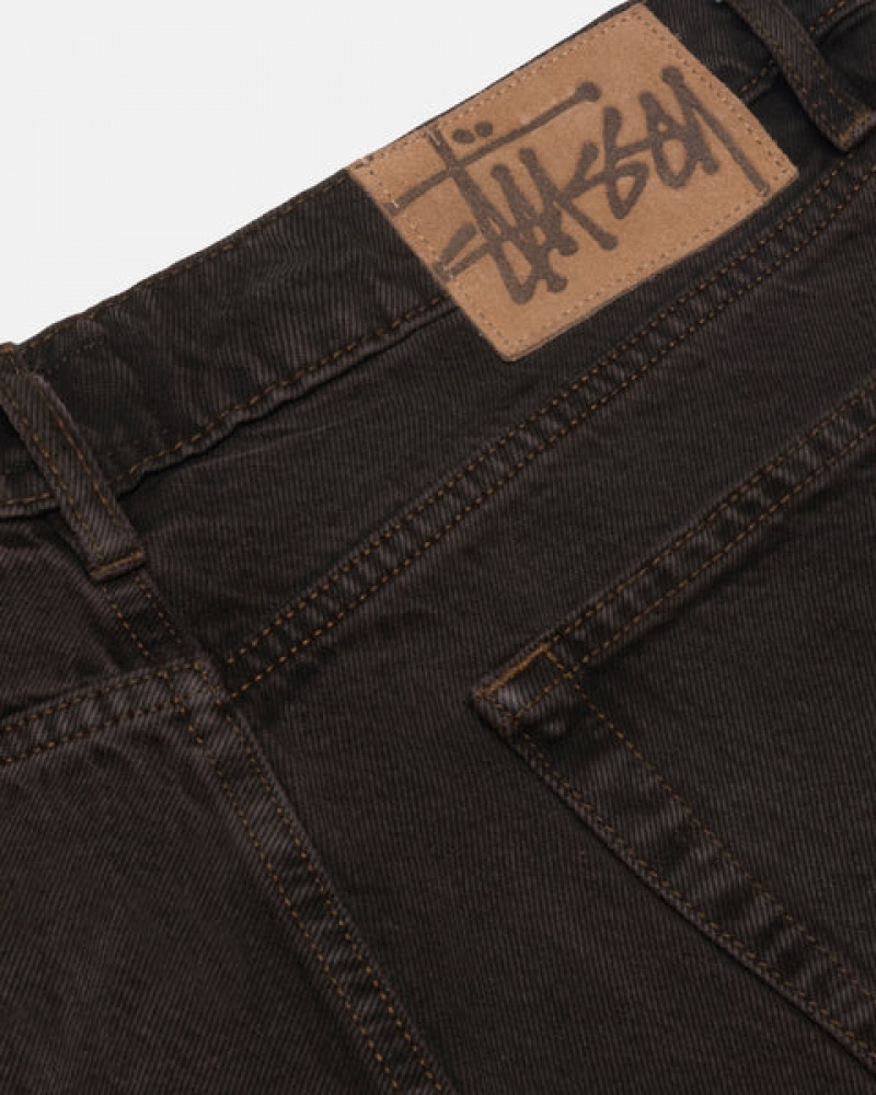 Black Stussy Big Ol' Jean Denim Men's Denim Jakarta | Indonesia TLQ-0183