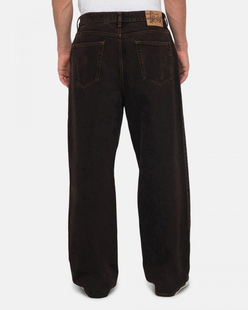 Black Stussy Big Ol' Jean Denim Men's Pants Jakarta | Indonesia ABT-5234