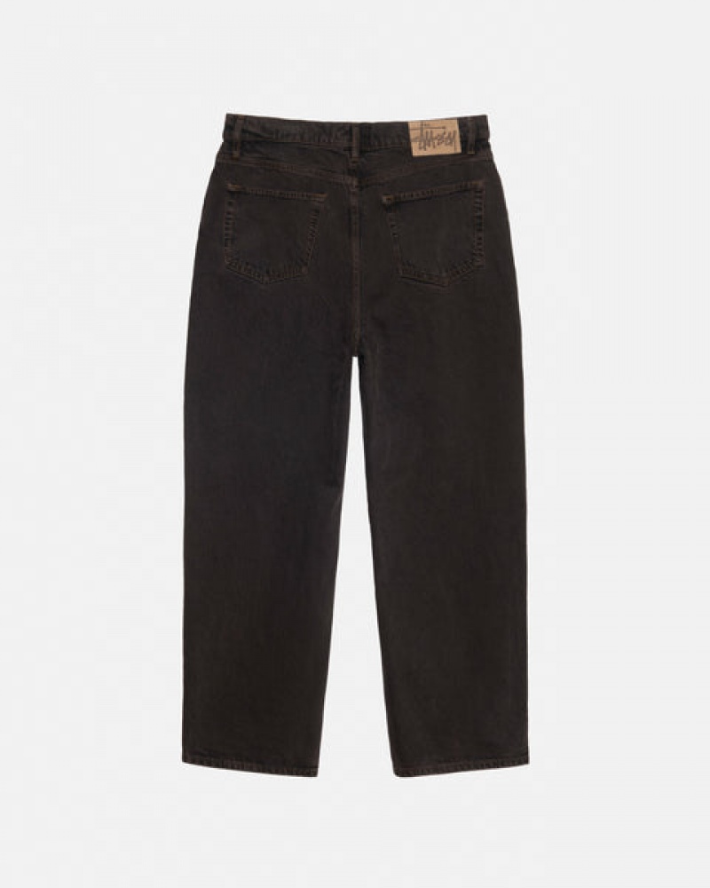 Black Stussy Big Ol' Jean Denim Men's Pants Jakarta | Indonesia ABT-5234