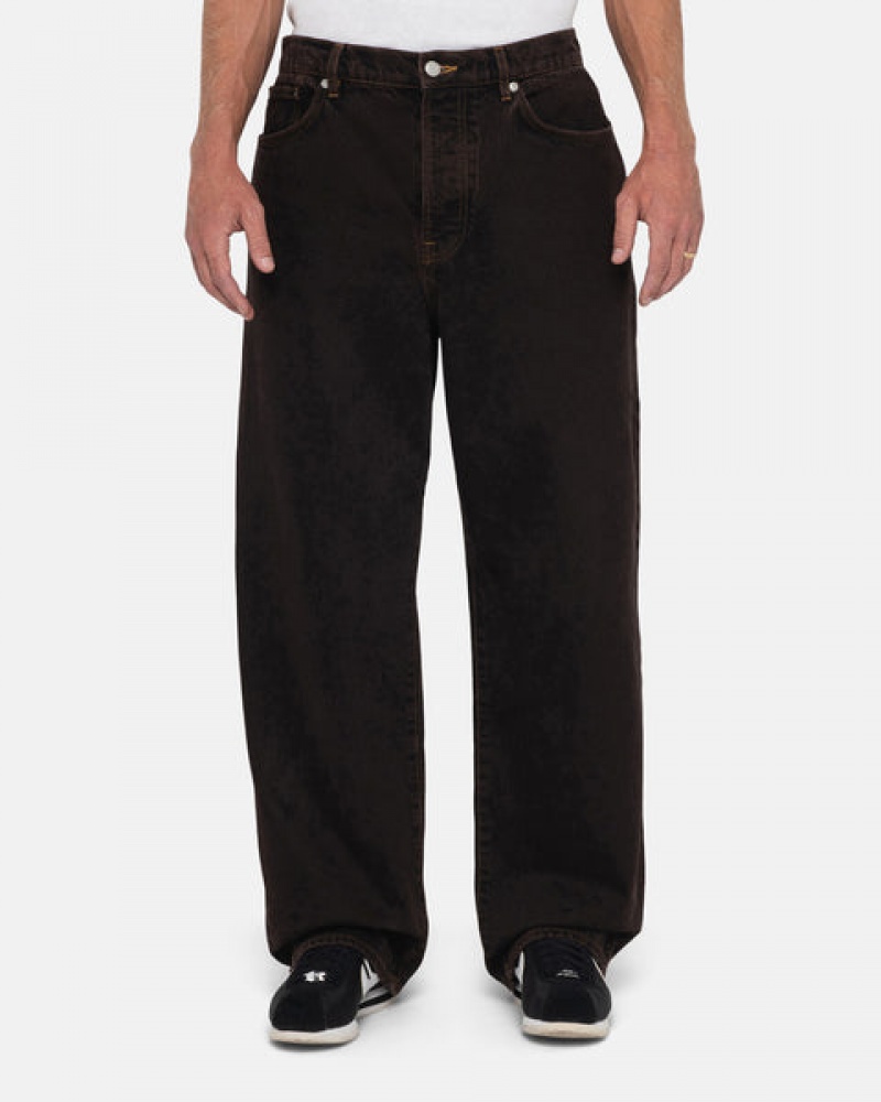 Black Stussy Big Ol' Jean Denim Men's Pants Jakarta | Indonesia ABT-5234