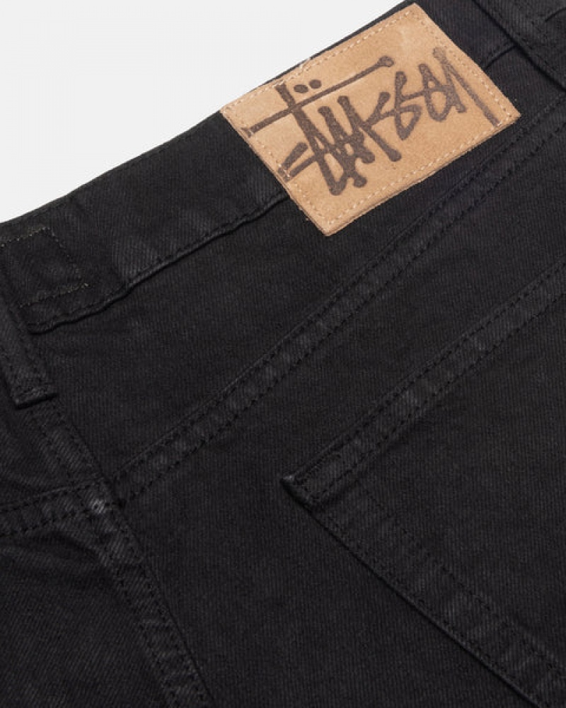 Black Stussy Big Ol' Jean Overdyed Men's Denim Jakarta | Indonesia HCV-5383