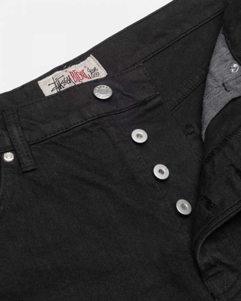 Black Stussy Big Ol' Jean Overdyed Women's Denim Jakarta | Indonesia UMQ-8593