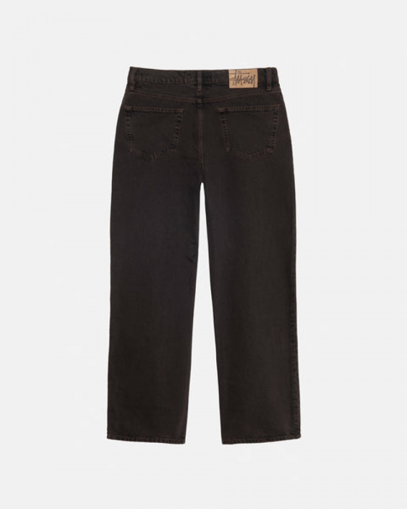 Black Stussy Classic Jean Denim Men's Pants Jakarta | Indonesia SOU-0189