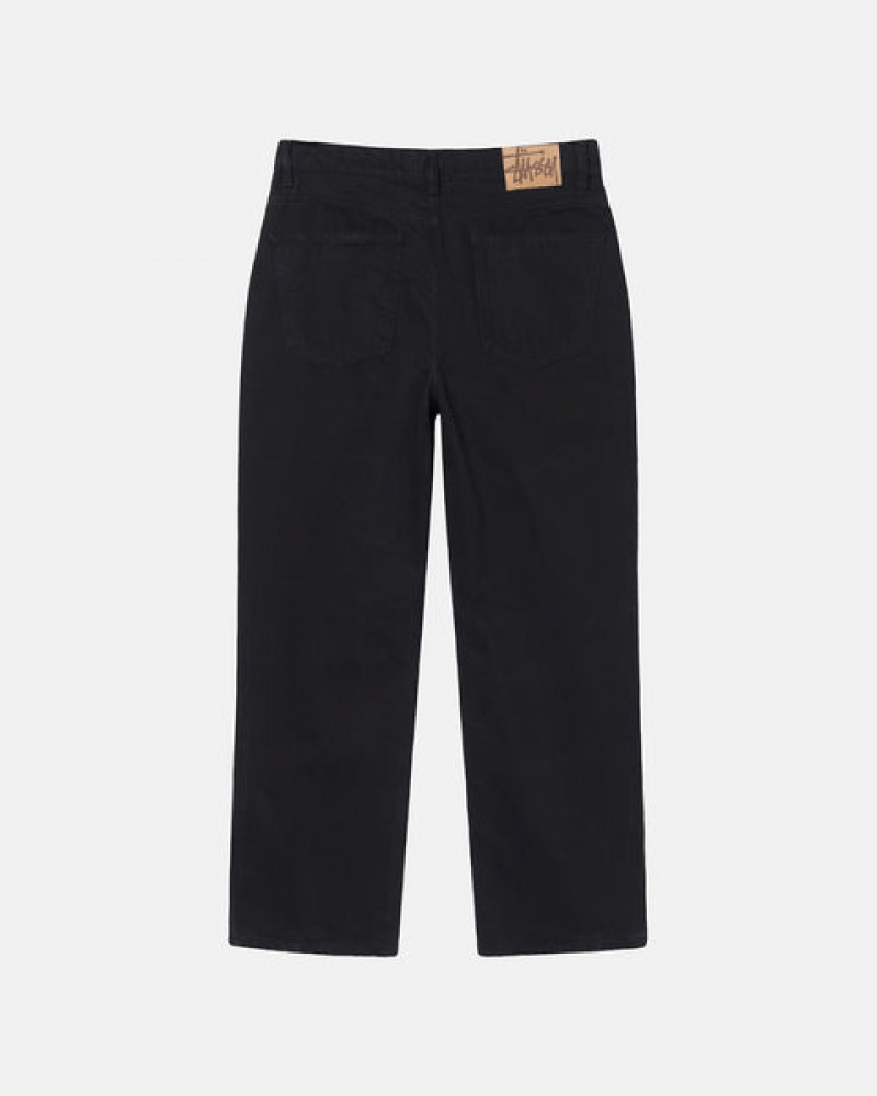 Black Stussy Classic Jean Overdyed Men's Denim Jakarta | Indonesia EXI-4723