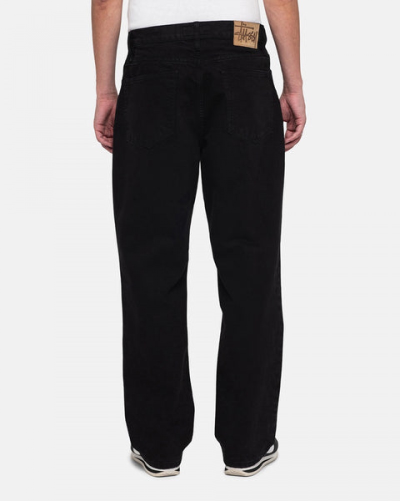 Black Stussy Classic Jean Overdyed Men's Pants Jakarta | Indonesia MWR-9582