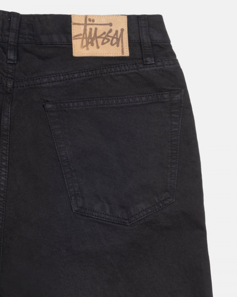 Black Stussy Classic Jean Overdyed Men's Pants Jakarta | Indonesia MWR-9582