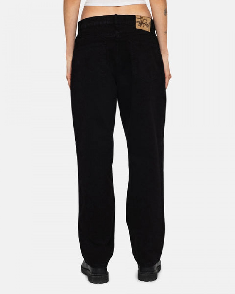 Black Stussy Classic Jean Overdyed Women's Pants Jakarta | Indonesia UEX-0761