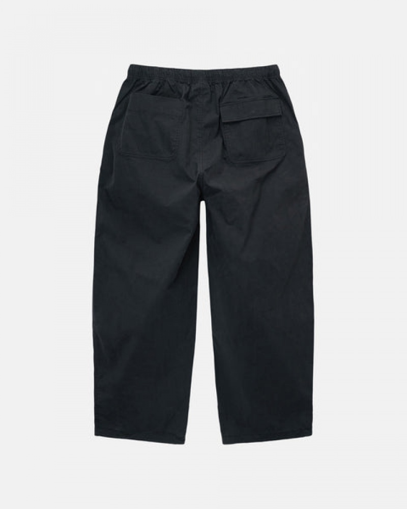 Black Stussy Nyco Over Trousers Men's Pants Jakarta | Indonesia YVW-9397