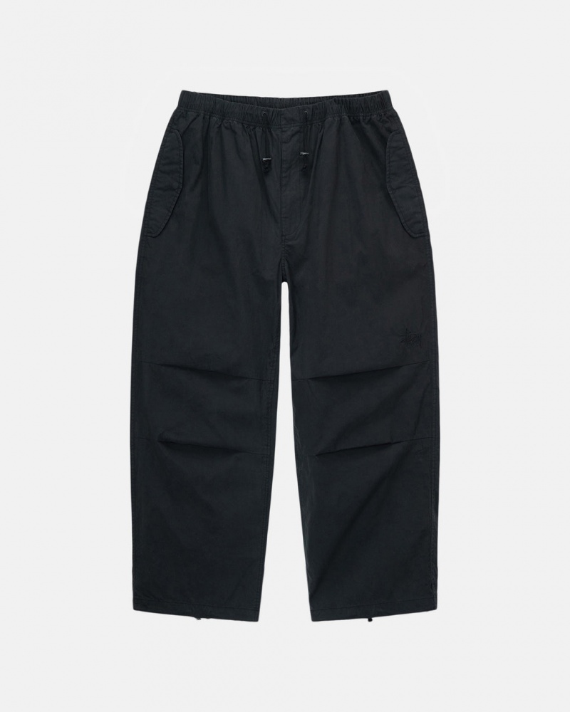 Black Stussy Nyco Over Trousers Men\'s Pants Jakarta | Indonesia YVW-9397