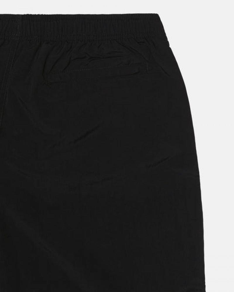 Black Stussy Water Short Big Basic Men's Shorts Jakarta | Indonesia ADX-9263