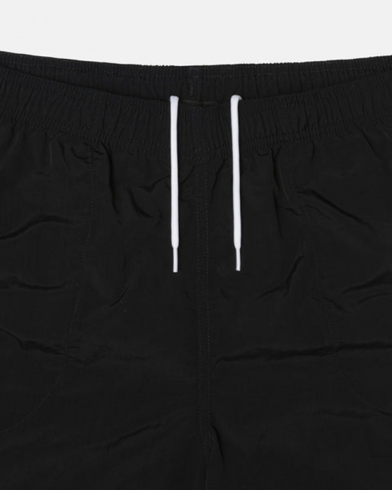 Black Stussy Water Short Big Basic Women's Shorts Jakarta | Indonesia NXE-1568