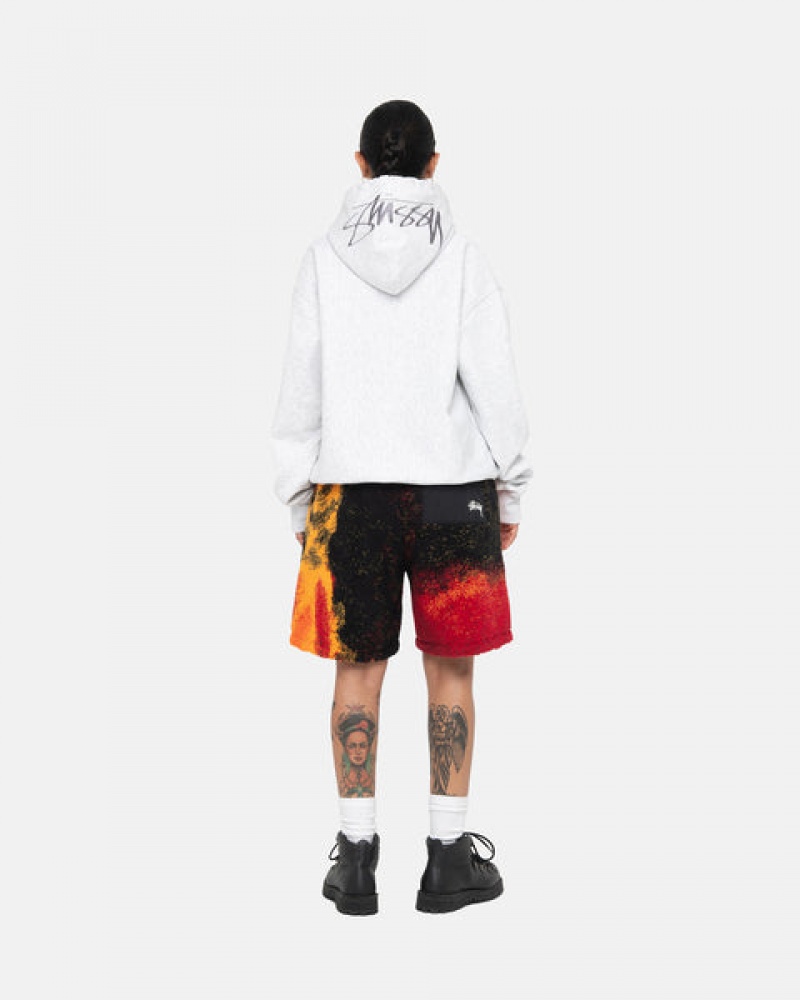 Black / Red Stussy Sherpa Short Women's Shorts Jakarta | Indonesia AKN-3523