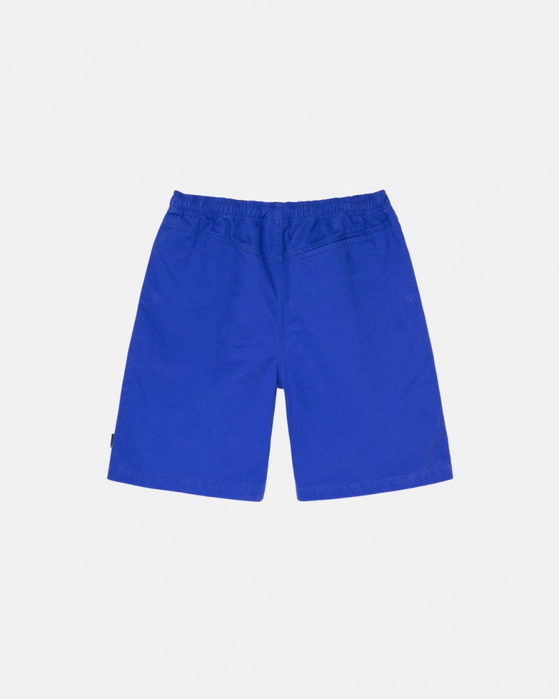 Blue Stussy Brushed Beach Short Men\'s Swimwear Jakarta | Indonesia EPK-1759