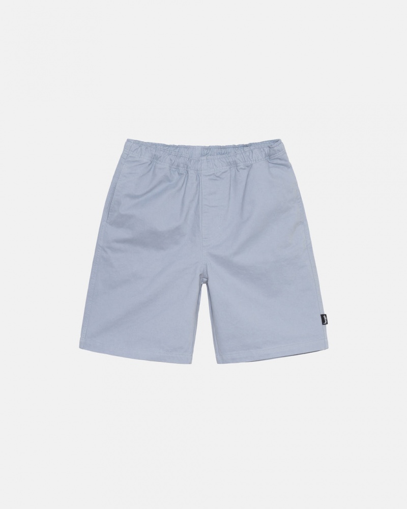 Blue Stussy Brushed Beach Short Women\'s Shorts Jakarta | Indonesia JXG-5238