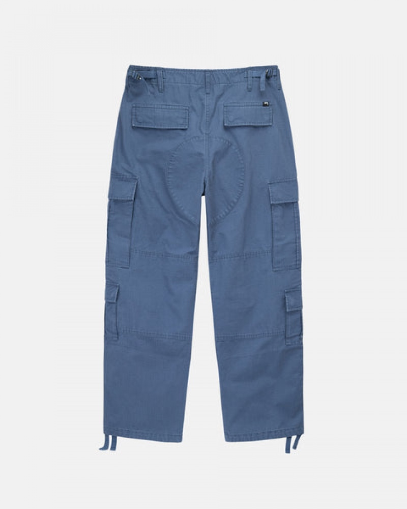 Blue Stussy Ripstop Surplus Cargo Women's Pants Jakarta | Indonesia VUU-2706