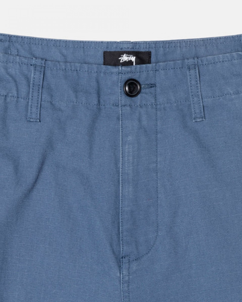 Blue Stussy Ripstop Surplus Cargo Women's Pants Jakarta | Indonesia VUU-2706