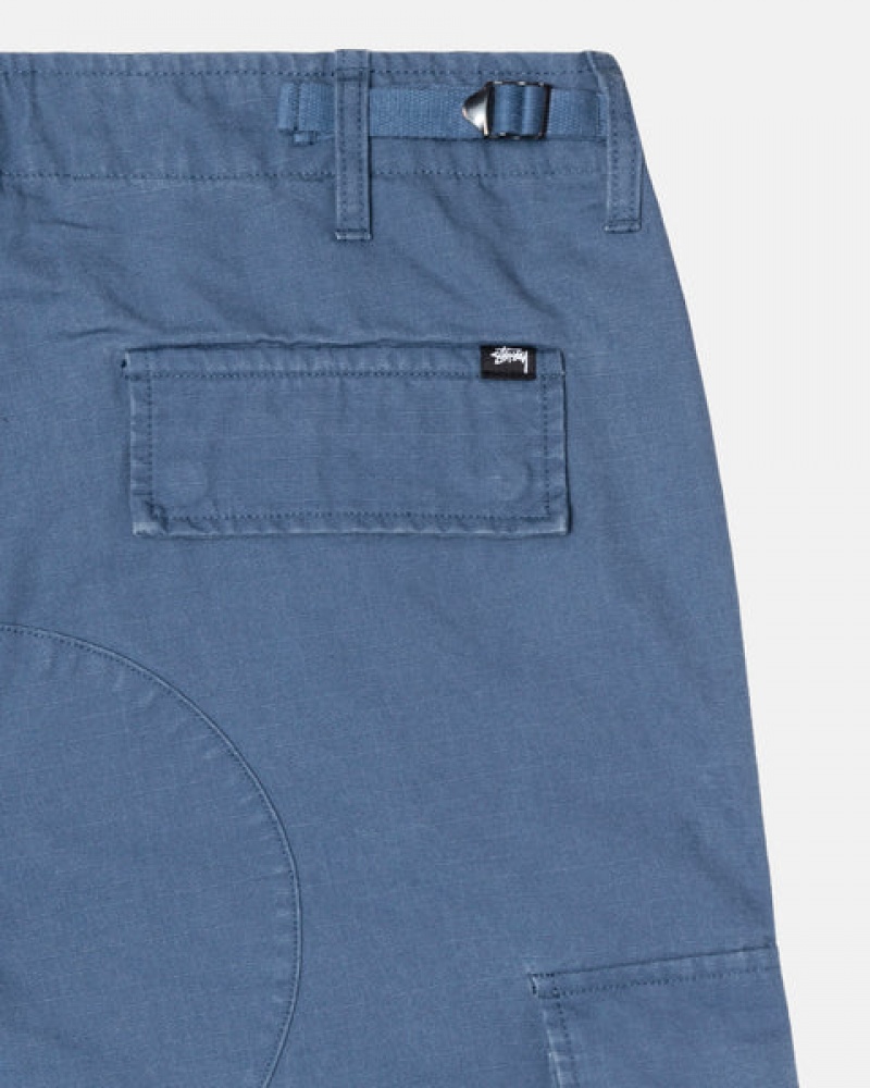 Blue Stussy Ripstop Surplus Cargo Women's Pants Jakarta | Indonesia VUU-2706