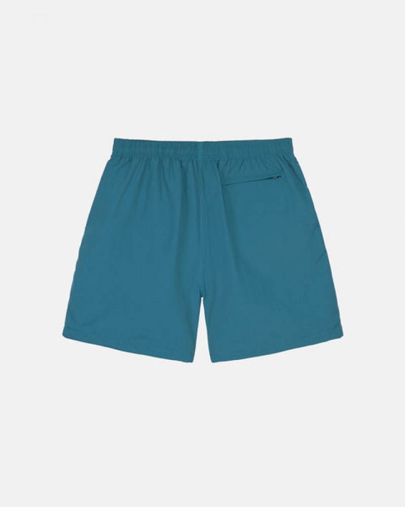 Blue Stussy Stock Water Short Men's Swimwear Jakarta | Indonesia LNQ-8138