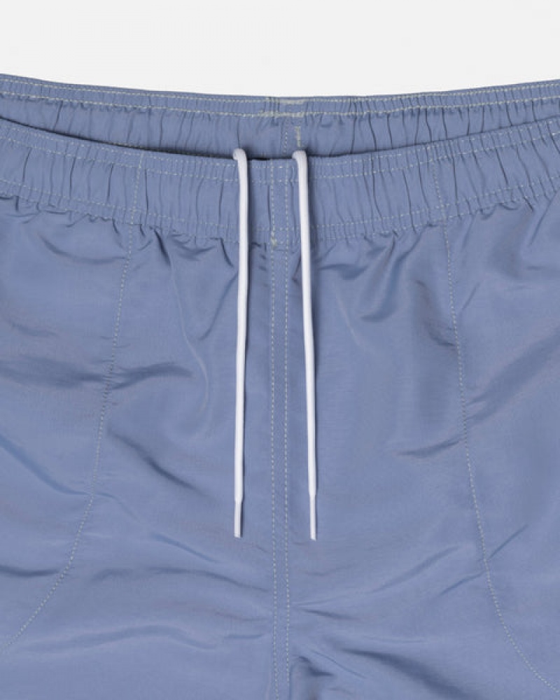 Blue Stussy Surfman Patch Water Short Men's Swimwear Jakarta | Indonesia EIY-4237