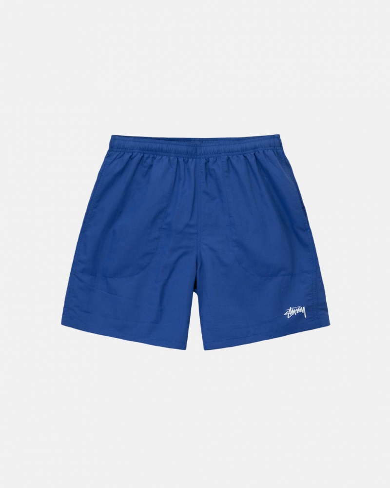 Blue Stussy Water Short Stock Men\'s Shorts Jakarta | Indonesia TQM-1844