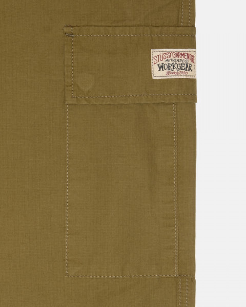 Brown Stussy Beach Pant Ripstop Cargo Women's Pants Jakarta | Indonesia KMX-2748