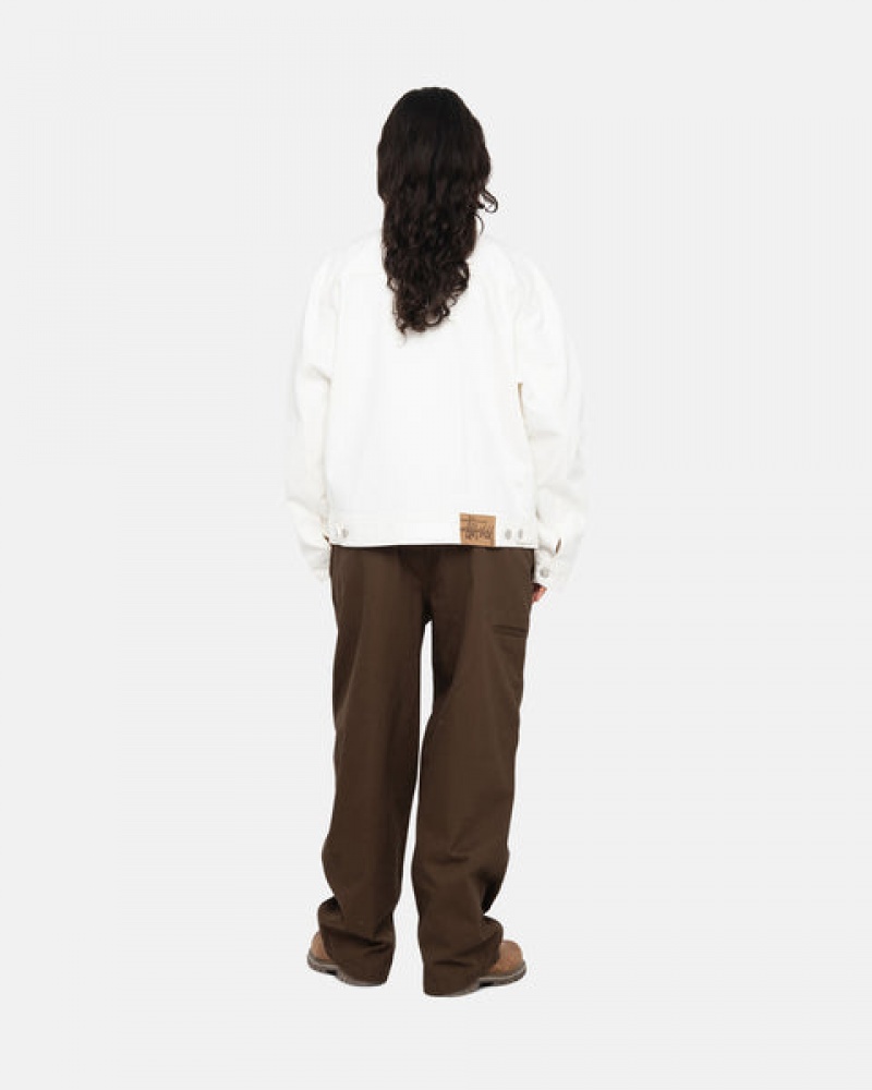 Brown Stussy Workgear Trouser Twill Men's Pants Jakarta | Indonesia RBK-2337