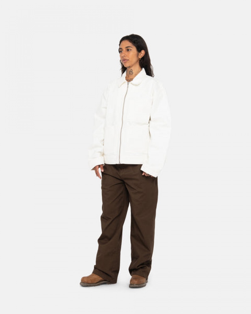 Brown Stussy Workgear Trouser Twill Women's Pants Jakarta | Indonesia PKO-3689