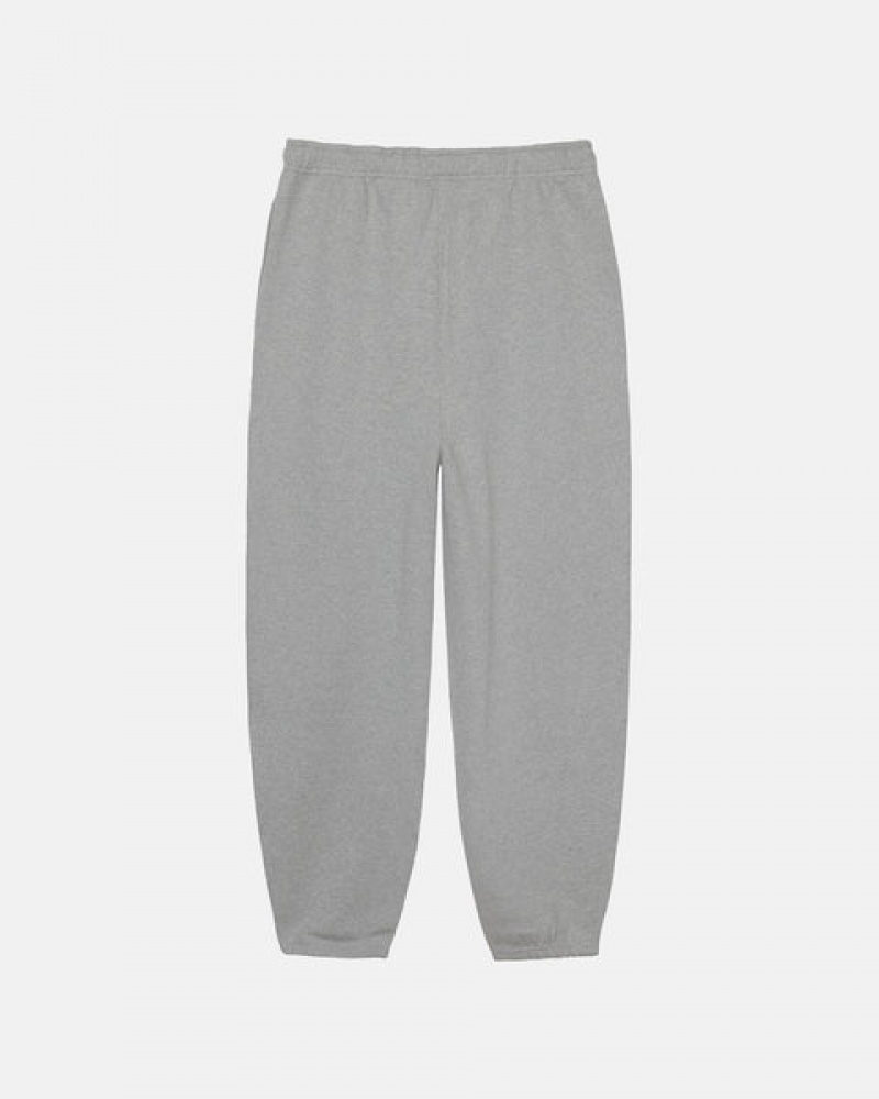 Dark Grey Stussy Fleece Pant Men's Sweatpants Jakarta | Indonesia TEY-9324