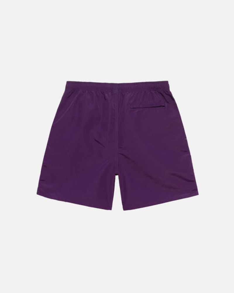 Fuchsia Stussy Big Basic Water Short Men's Swimwear Jakarta | Indonesia PGO-3183