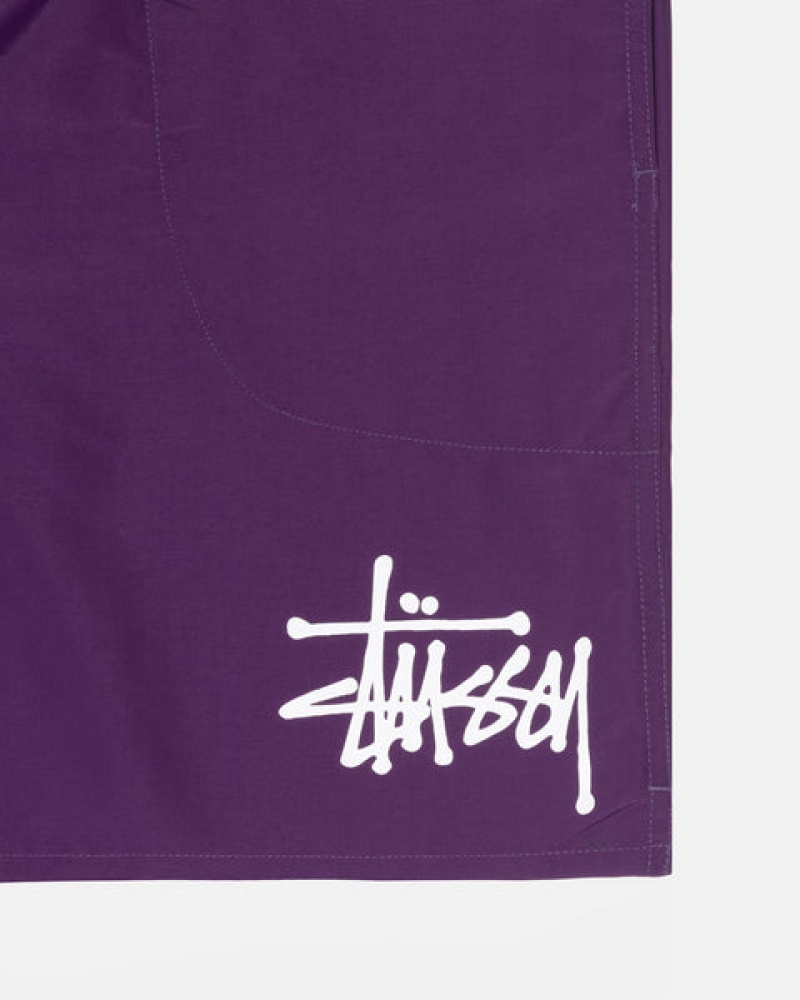 Fuchsia Stussy Big Basic Water Short Women's Swimwear Jakarta | Indonesia YBE-6641