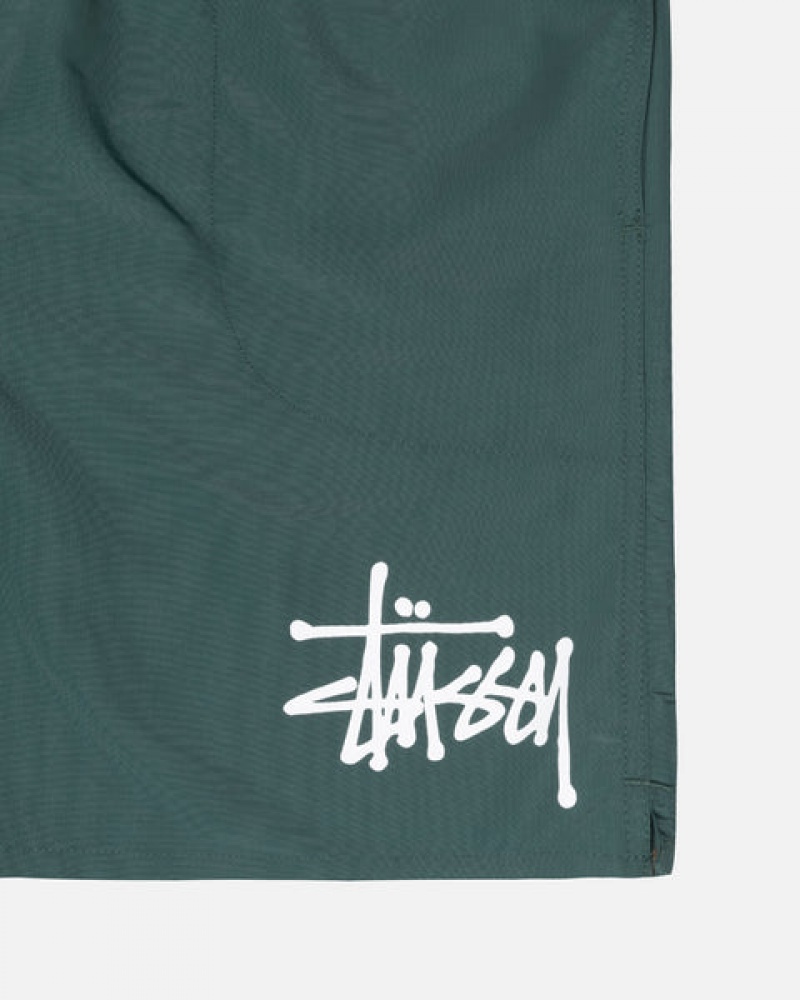 Green Stussy Big Basic Water Short Women's Swimwear Jakarta | Indonesia ISN-7082