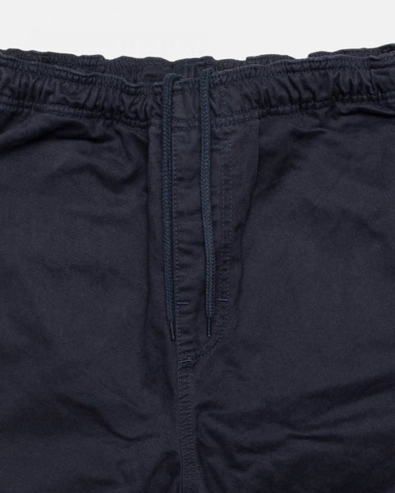 Navy Stussy Brushed Beach Short Women's Shorts Jakarta | Indonesia OXV-6174