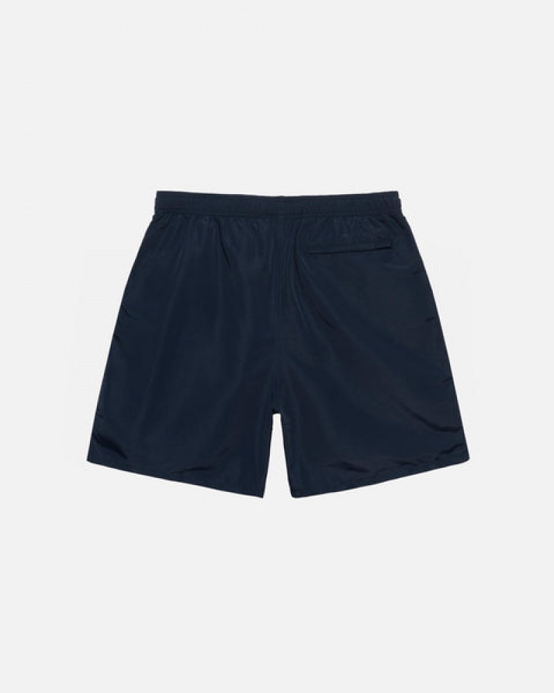 Navy Stussy Stock Water Short Men's Swimwear Jakarta | Indonesia EUE-2179