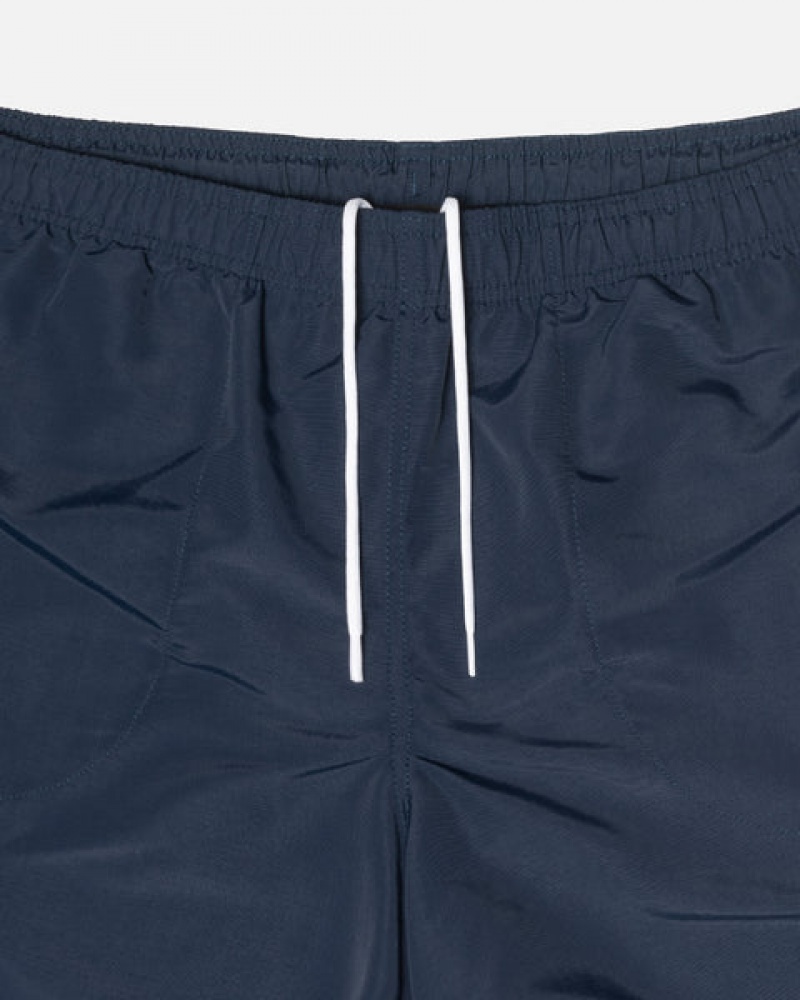 Navy Stussy Stock Water Short Men's Swimwear Jakarta | Indonesia EUE-2179