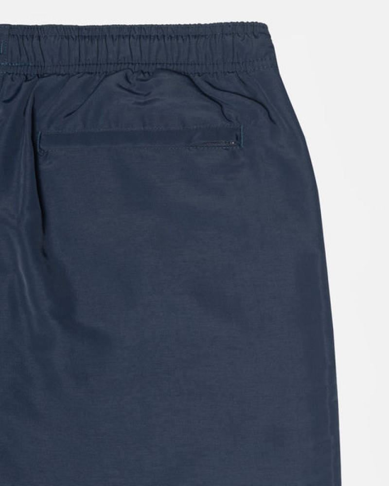 Navy Stussy Stock Water Short Men's Swimwear Jakarta | Indonesia EUE-2179